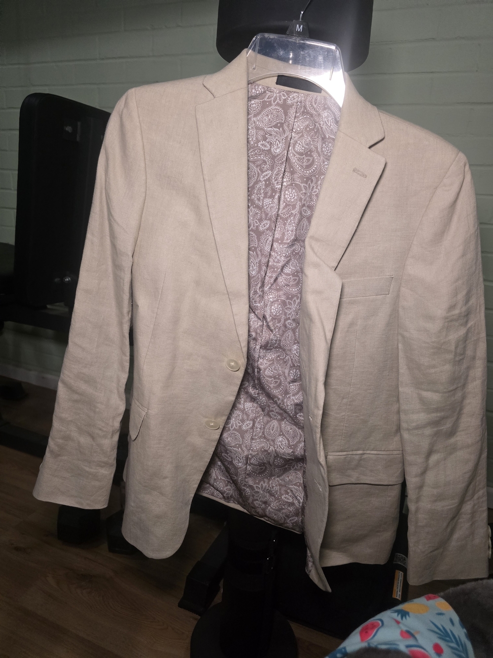 Boys Beige Ralph Lauren Linen Blazer - Classic Lightweight Jacket